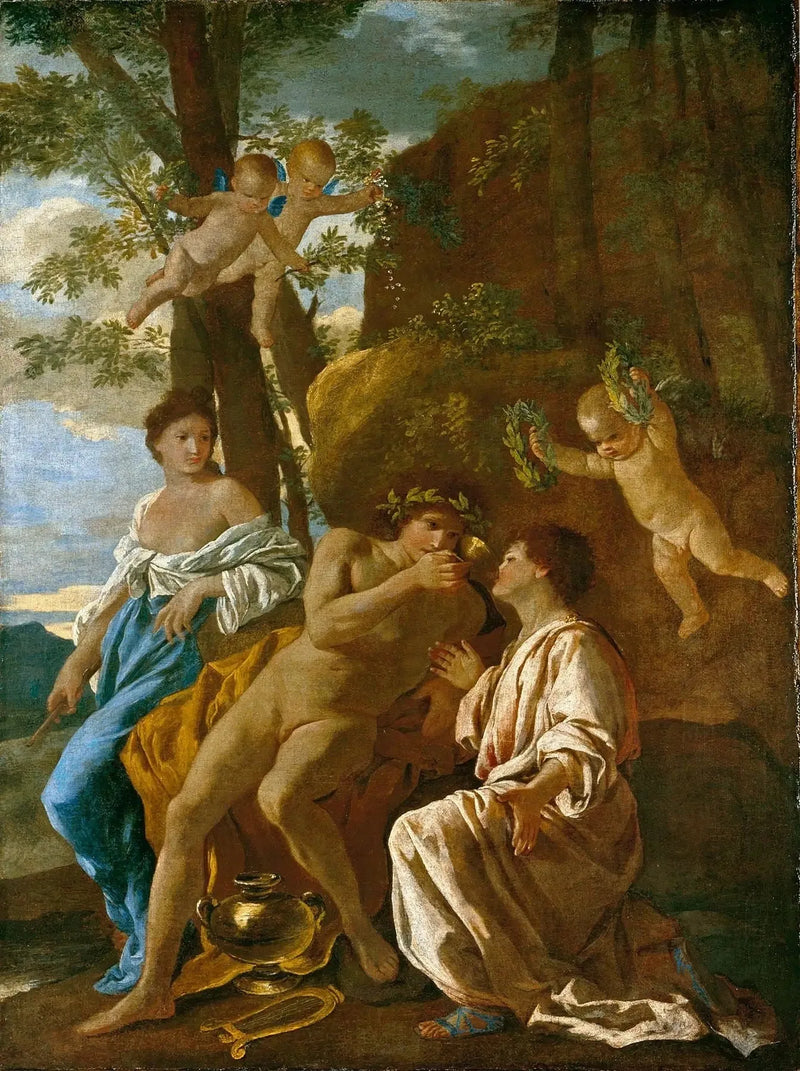 A Inspiração do Poeta - Nicolas Poussin
