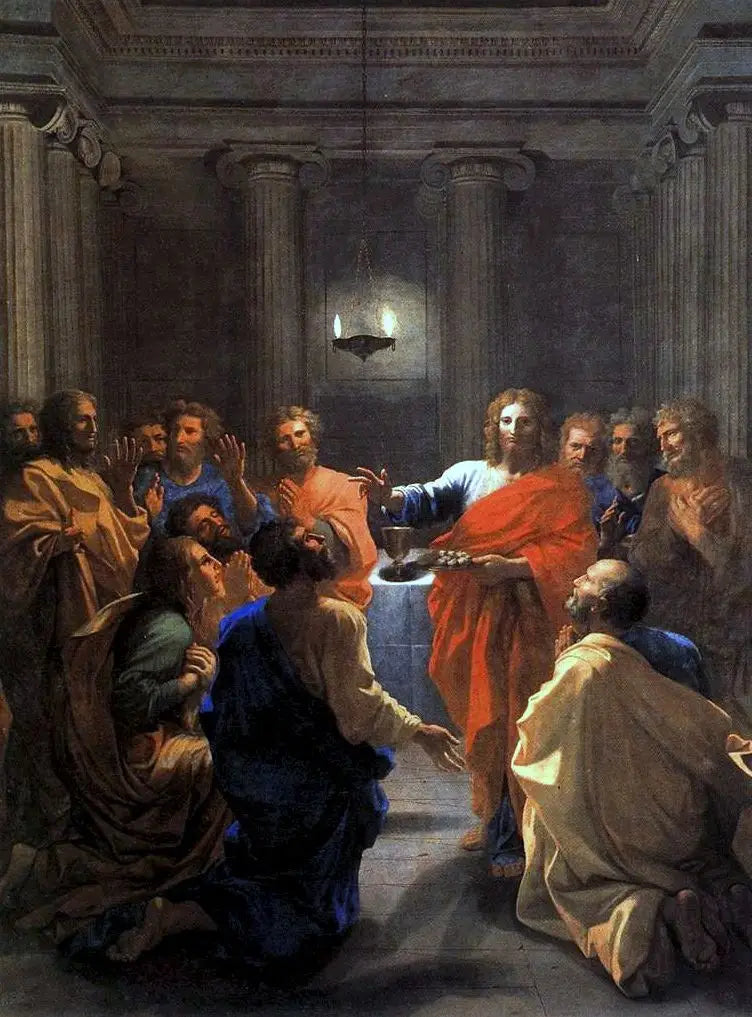 A Instituição da Eucaristia - Nicolas Poussin