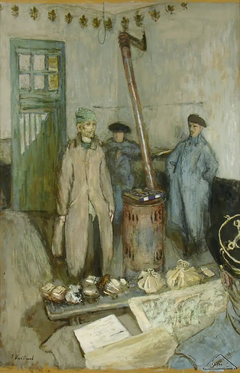O interrogatório do prisioneiro - Édouard Vuillard