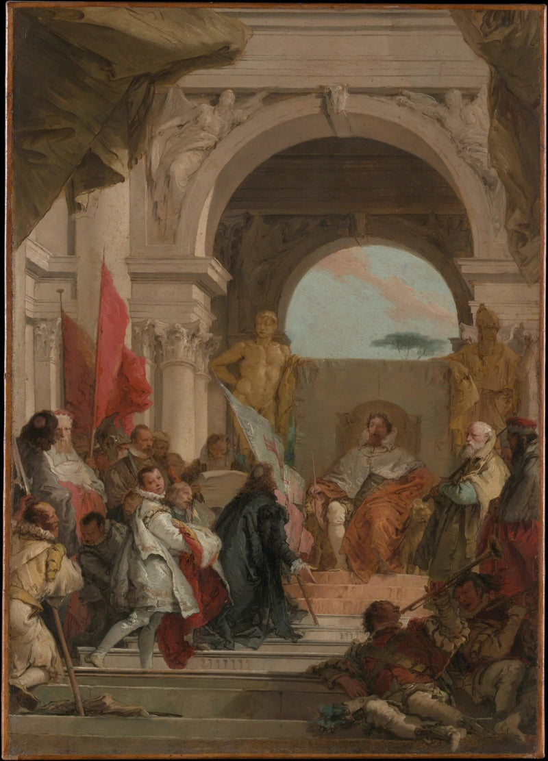 A investidura do bispo Harold como duque da Franconia - Giovanni Battista Tiepolo