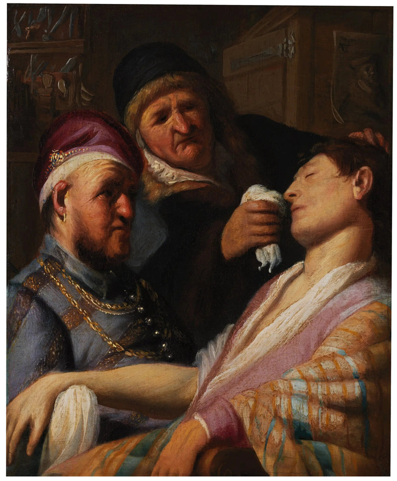 O Olfato, ou o paciente inconsciente - Rembrandt