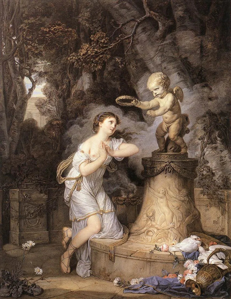 A oferta ao amor - Jean-Baptiste Greuze