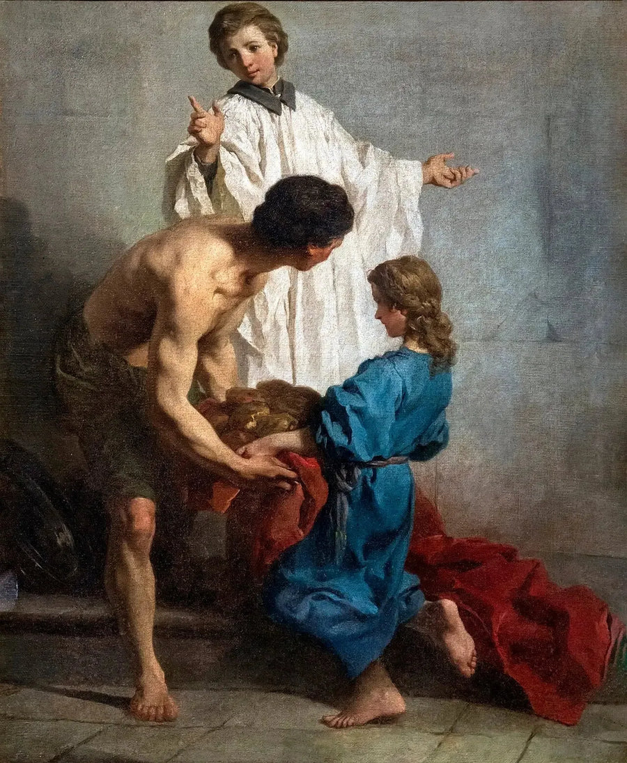 A oferta dos pães - Pierre Subleyras