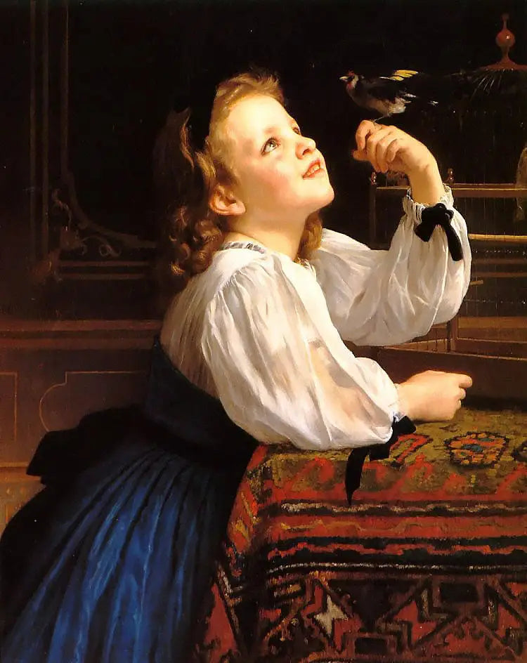 O Pássaro Querido - Bouguereau