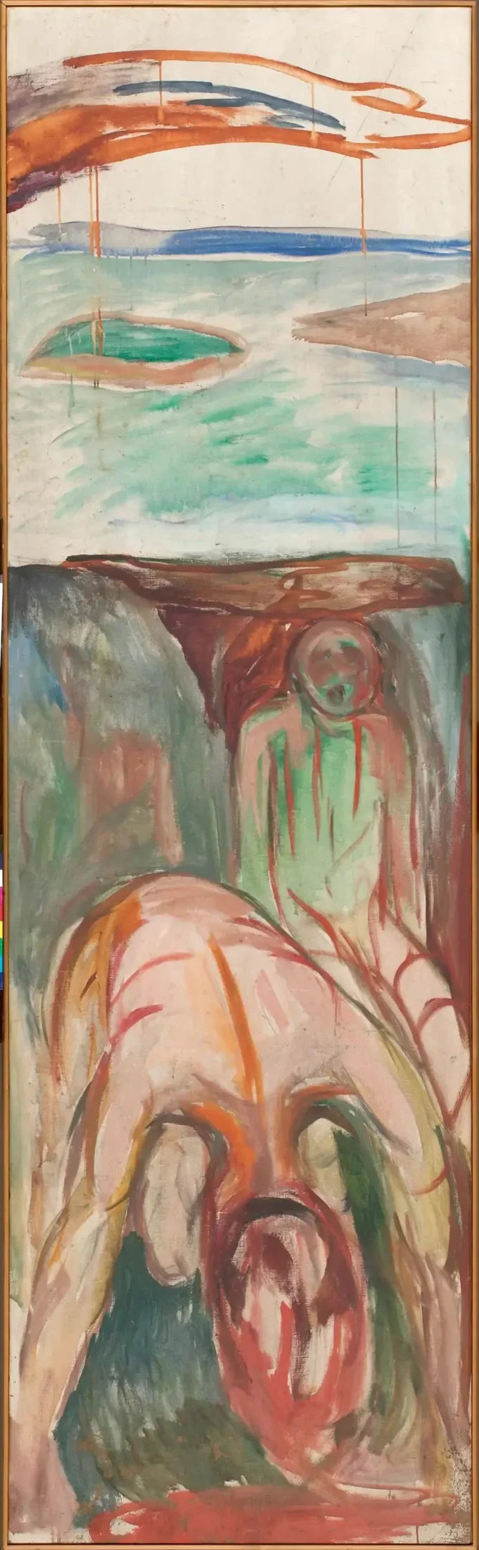 A Tempestade: parte média direita - Edvard Munch