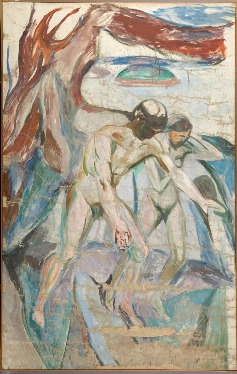 A Tempestade: parte média esquerda - Edvard Munch