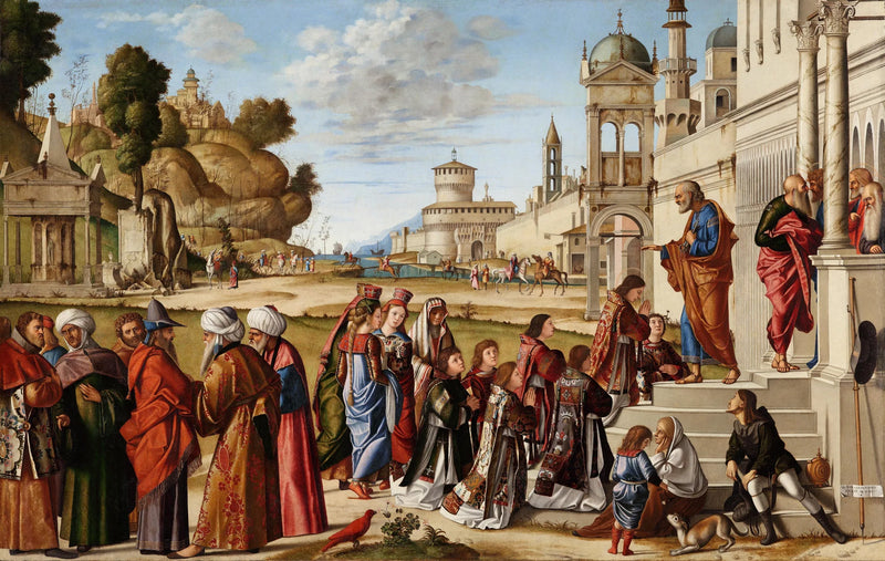 A ordenação de São Estêvão - Vittore Carpaccio