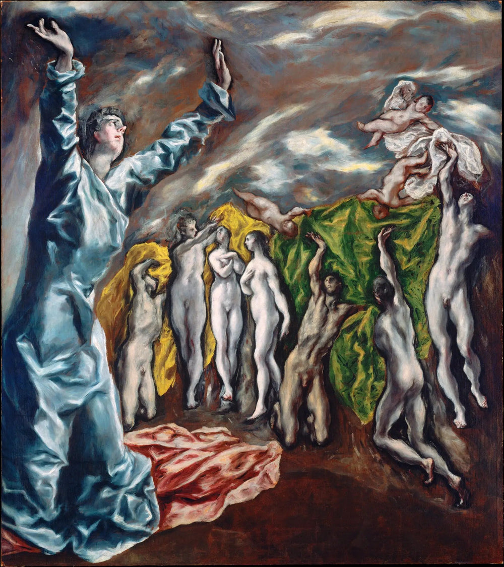 L'ouverture du cinquième sceau - El Greco image 1 tableau peint à l’huile sur toile