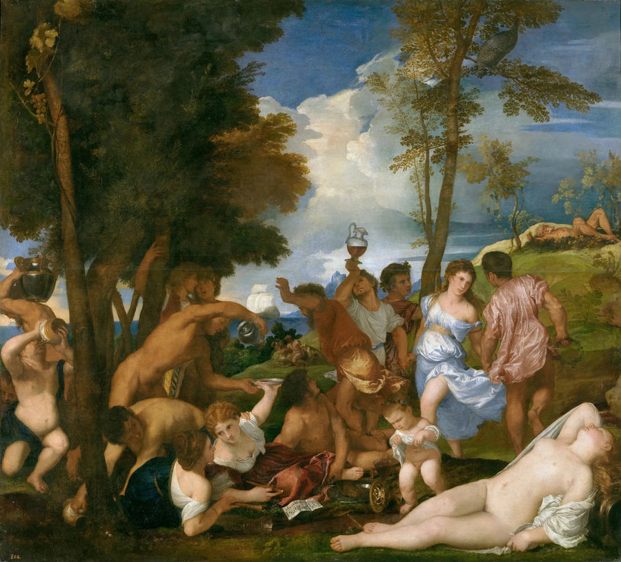 A Bacanal dos Andrios - Tiziano