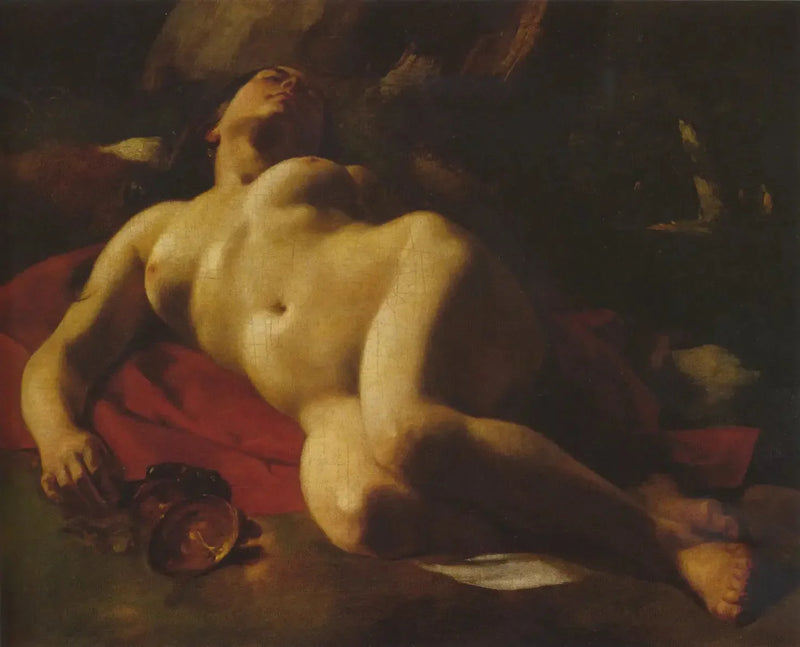A Bacchantе - Gustave Courbet