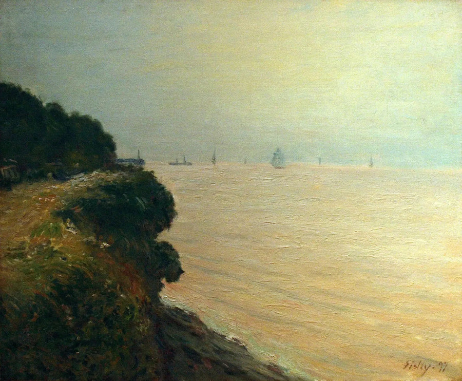 A Baía de Langland - Alfred Sisley