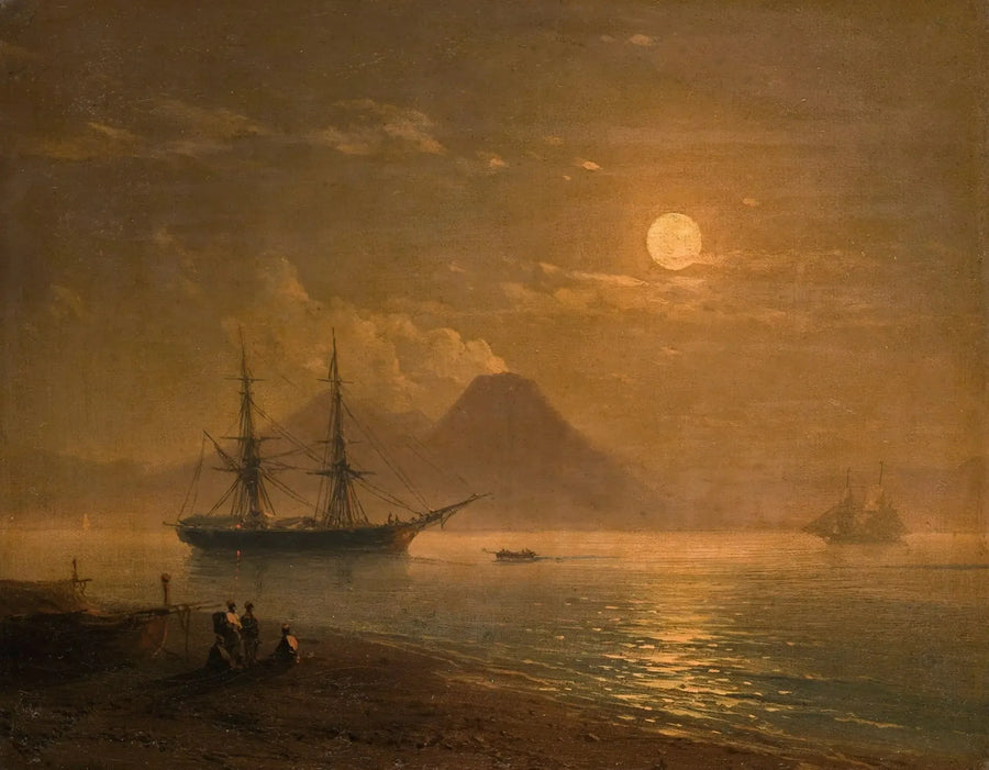 A Baía de Nápoles - Ivan Aïvazovski
