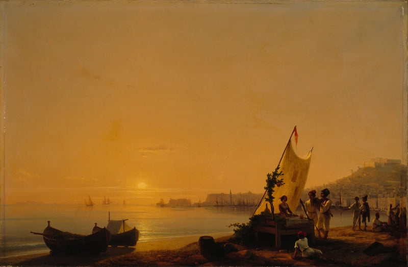 A Baía de Nápoles - Ivan Aïvazovski