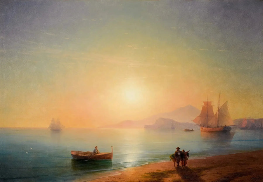 A Baía de Nápoles - Ivan Aïvazovski