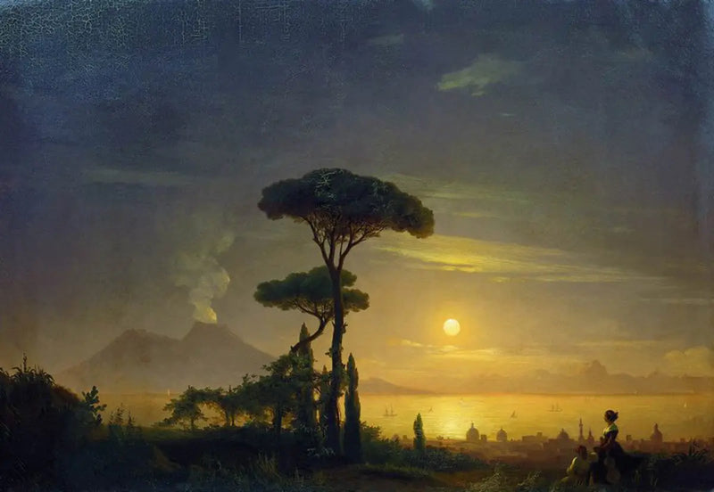 A Baía de Nápoles - Ivan Aïvazovski