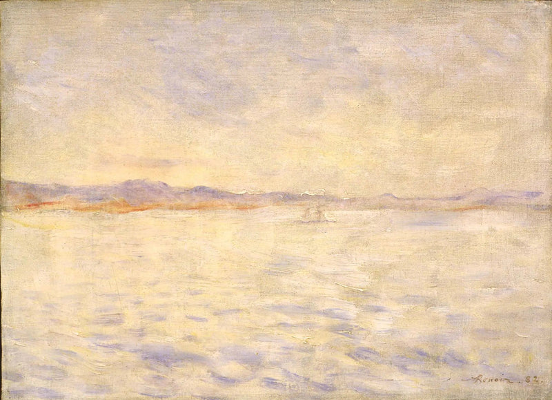 A baía de Nápoles - Pierre-Auguste Renoir