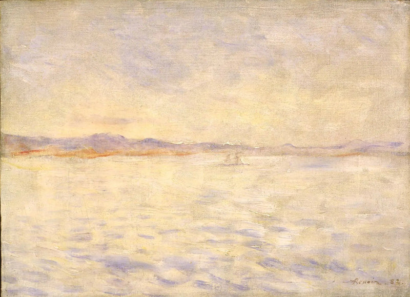 A baía de Nápoles - Pierre-Auguste Renoir