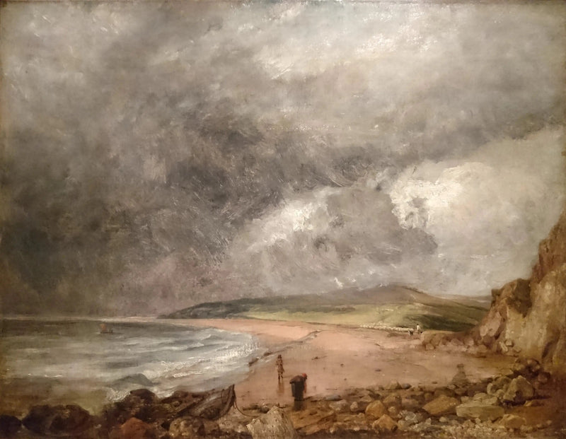 A Baía de Weymouth à aproximação da tempestade - John Constable
