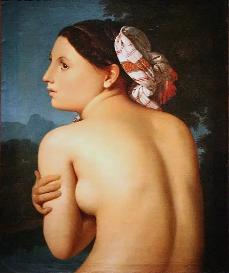 La Baigneuse à mi-corps - Jean-Auguste-Dominique Ingres image 1 reproduction réalisée par Alpha Reproduction