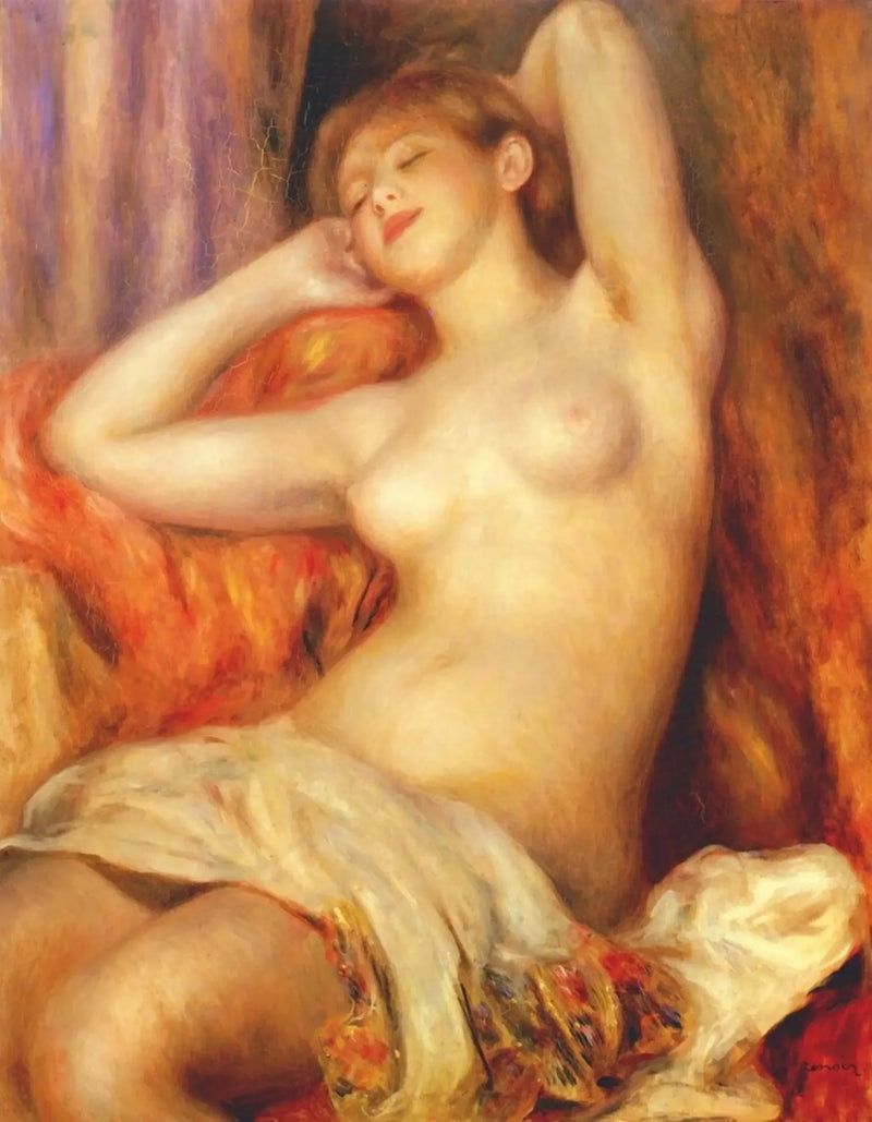 A Banheira Adormecida - Pierre-Auguste Renoir