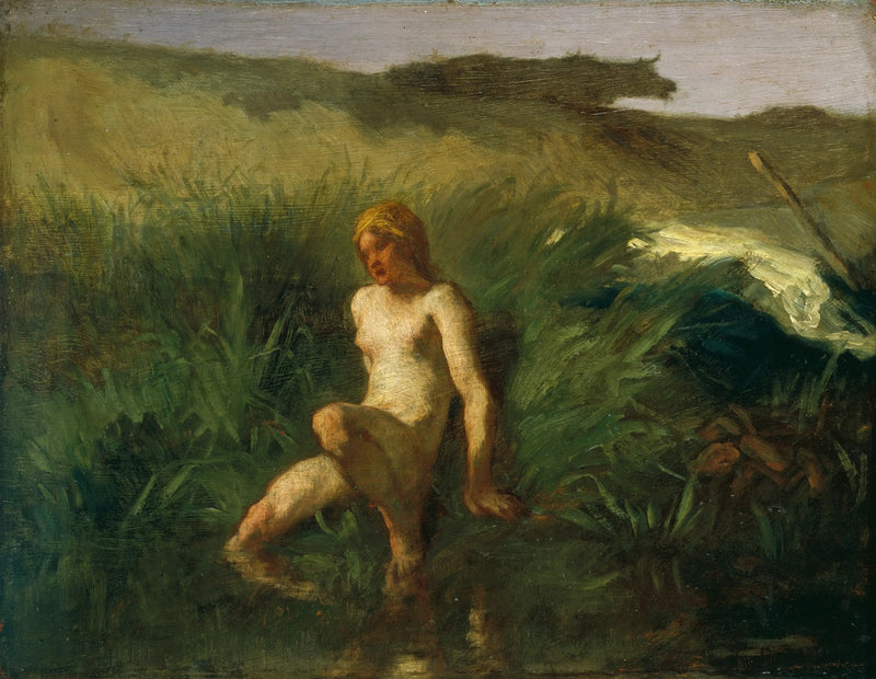 A Banhista - Jean-François Millet