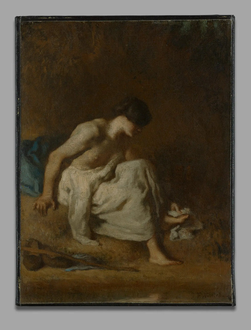 A Banhista - Jean-François Millet