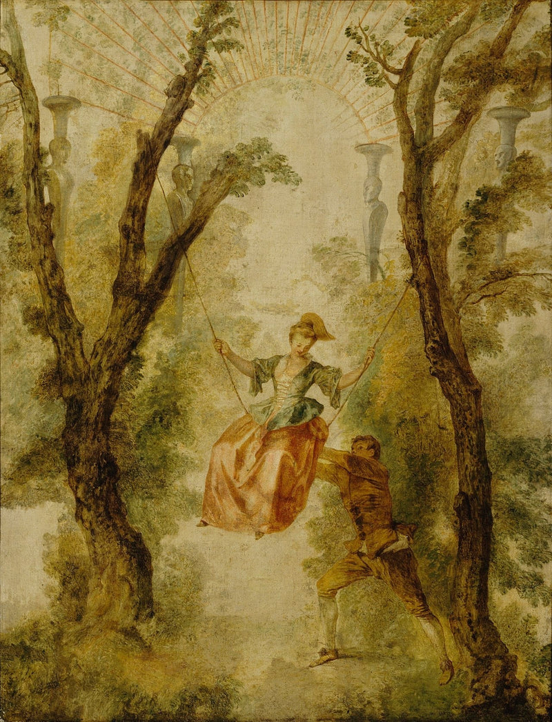 A gangorra - Antoine Watteau