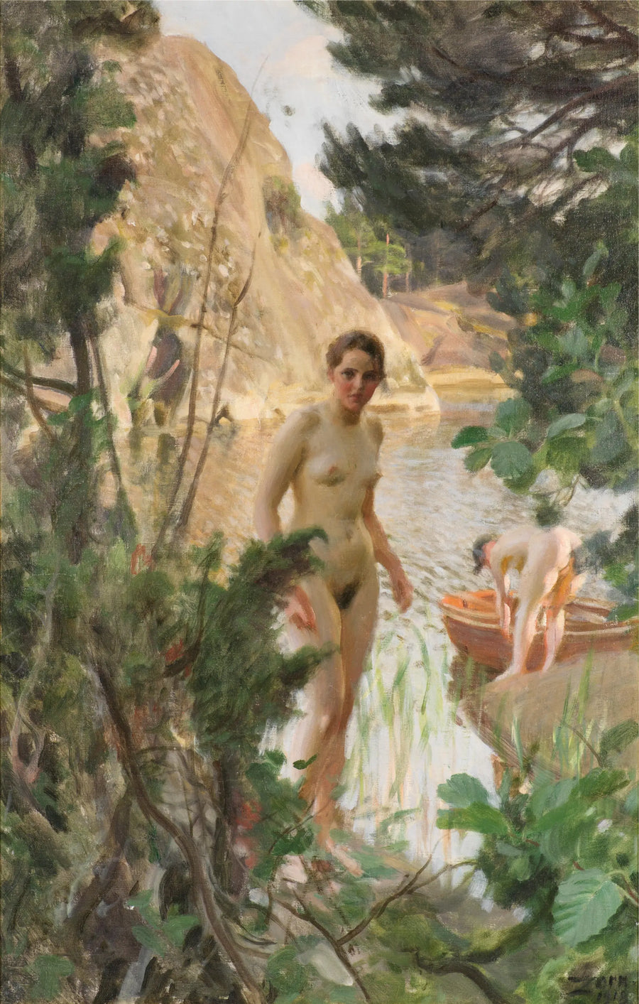 A Barca - Anders Zorn