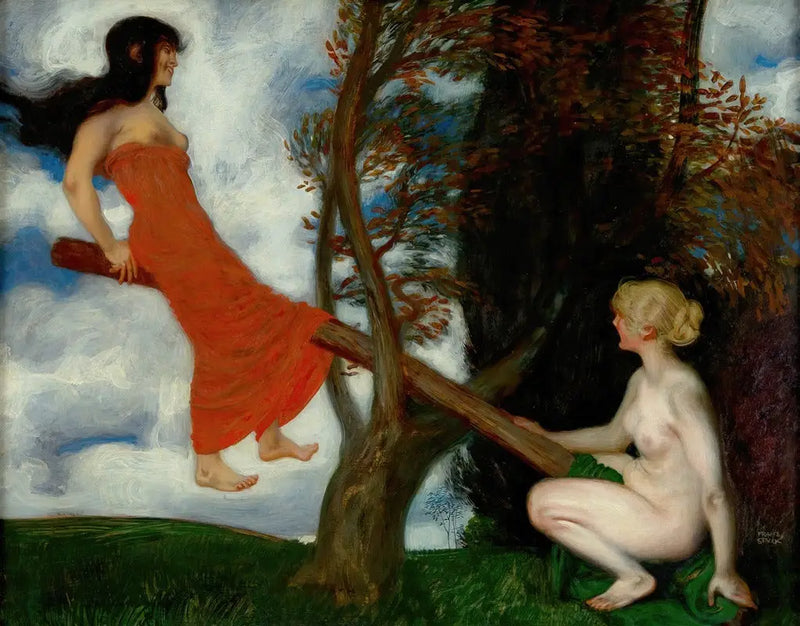 A Balança - Franz von Stuck