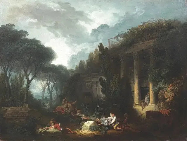 A Balança - Jean-Honoré Fragonard