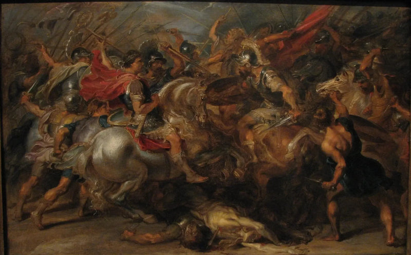 A Batalha de Constantino e Licínio - Peter Paul Rubens