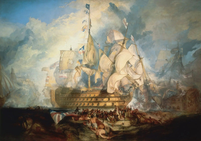 A Batalha de Trafalgar - J. M. W. Turner
