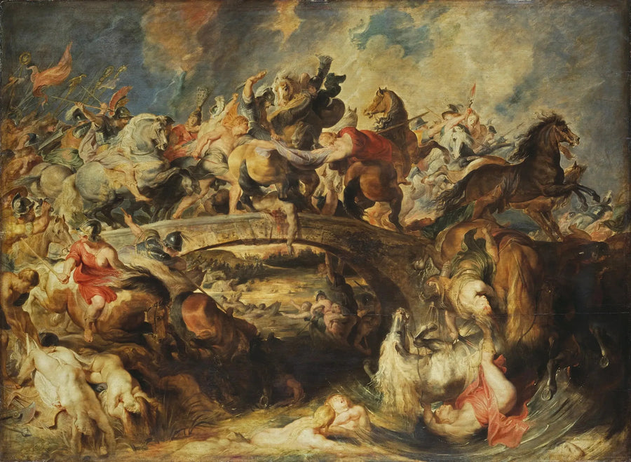 A Batalha das Amazonas - Peter Paul Rubens