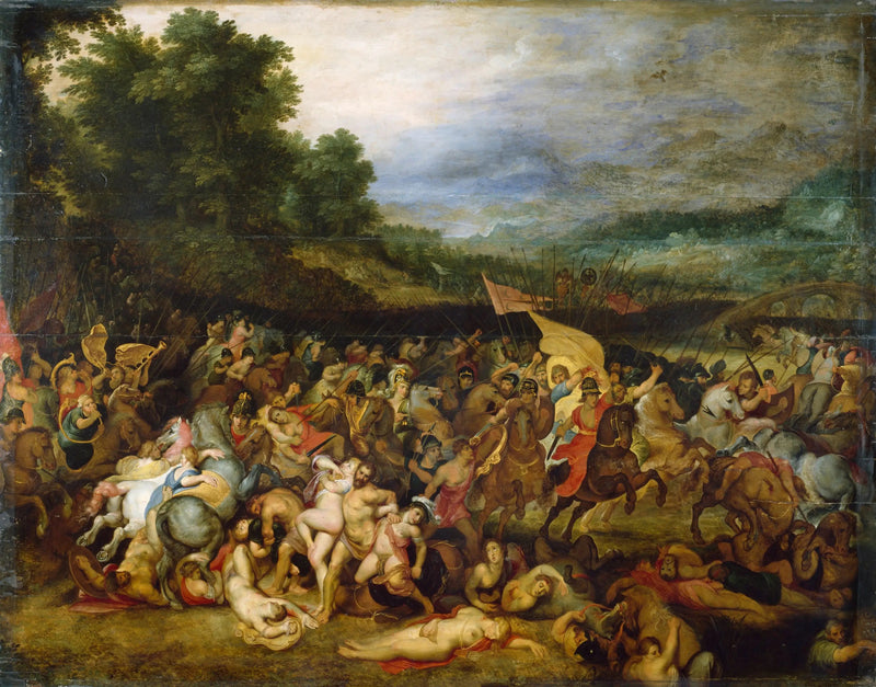 A batalha das Amazonas - Peter Paul Rubens