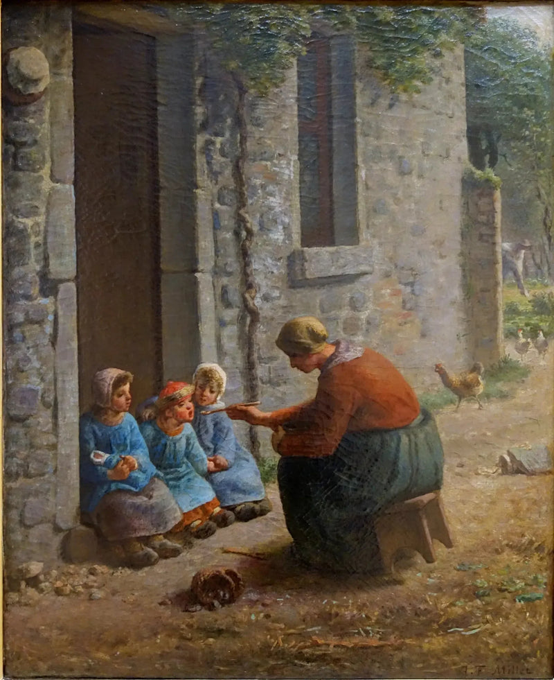 A Alimentadora - Jean-François Millet