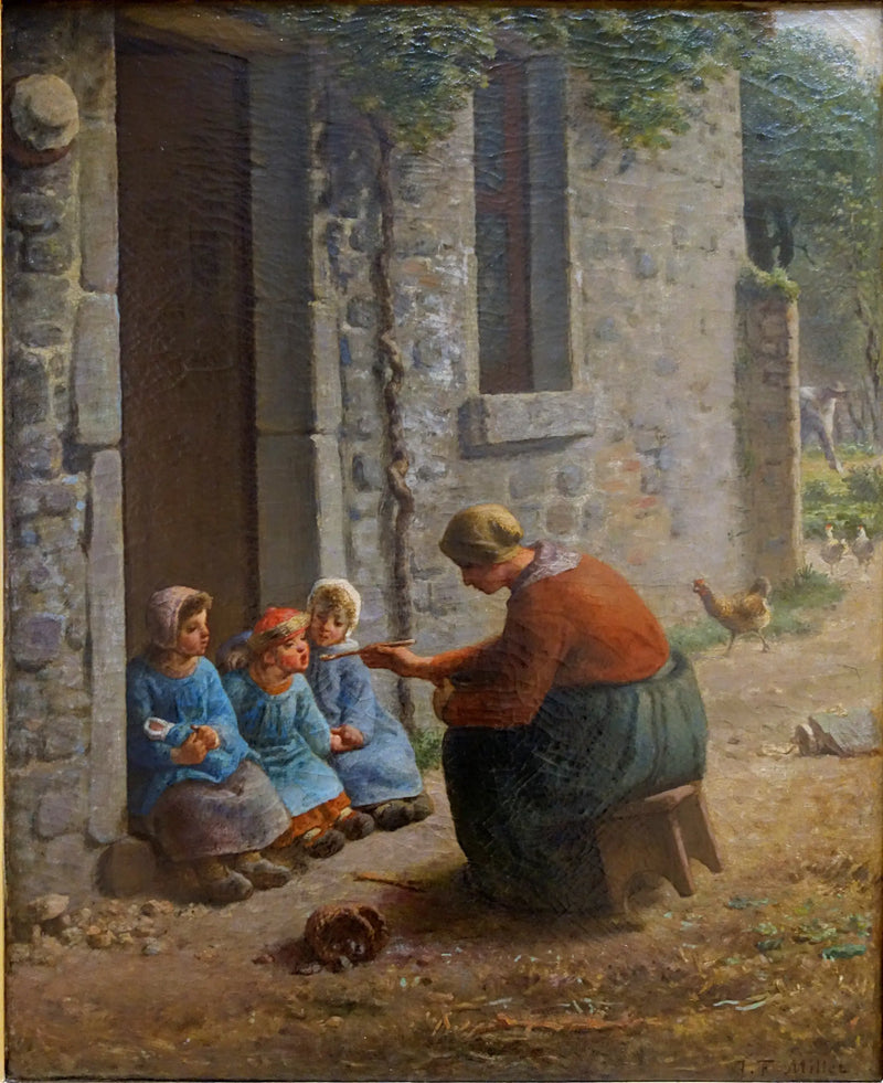 A Alimentadora - Jean-François Millet