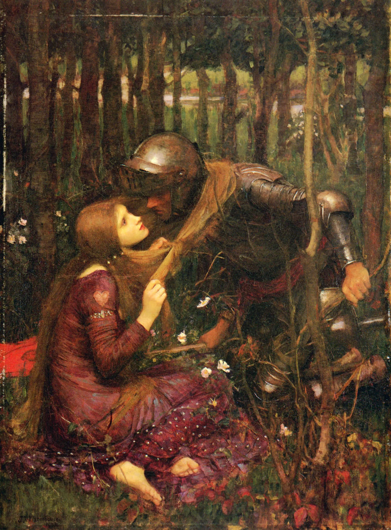 A bela dama sem misericórdia - John William Waterhouse