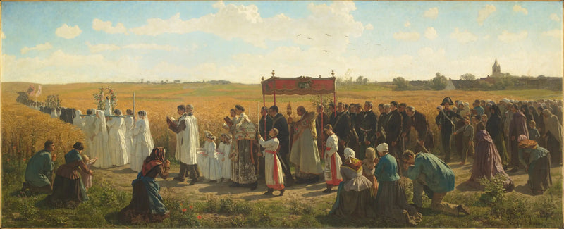 A Bênção dos Cereais em Artois - Jules Breton