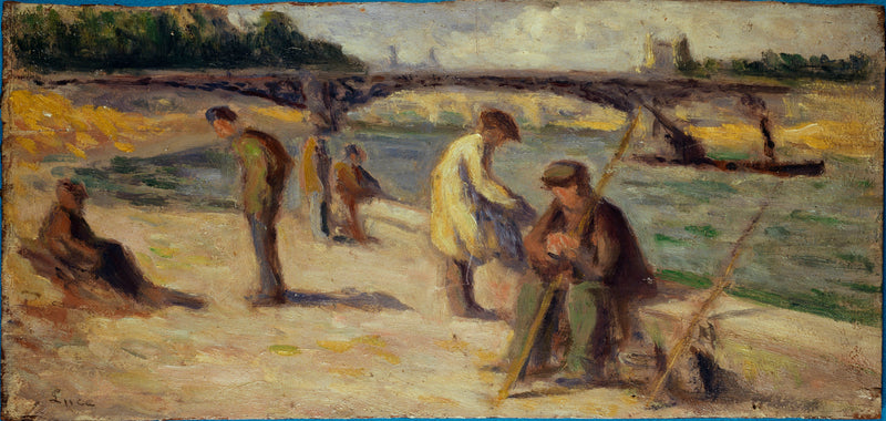 A margem do cais Malaquais - Maximilien Luce