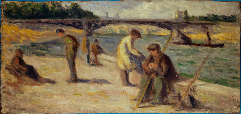 A margem do cais Malaquais - Maximilien Luce