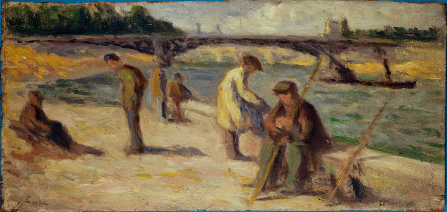 A margem do cais Malaquais - Maximilien Luce