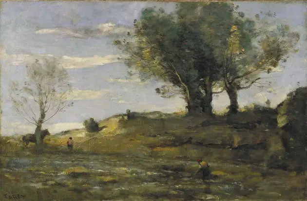 A margem - Jean-Baptiste Camille Corot