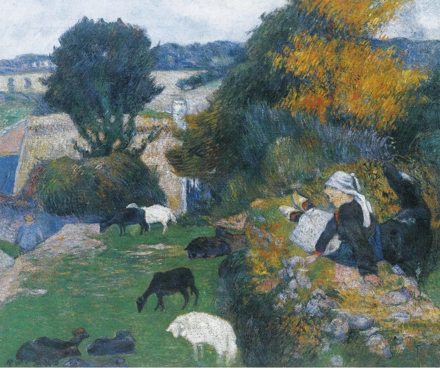 A pastora bretã - Paul Gauguin
