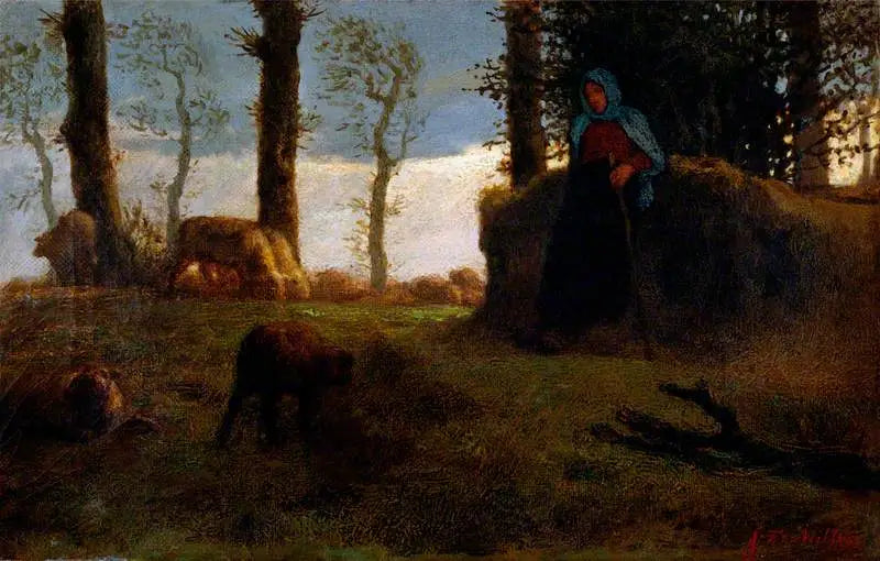 A Pastora - Jean-François Millet
