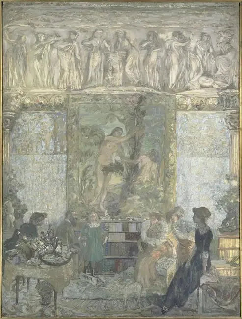 A Biblioteca - Édouard Vuillard