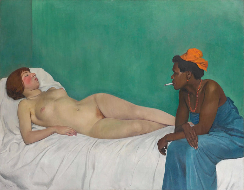 A Branca e a Negra - Félix Vallotton