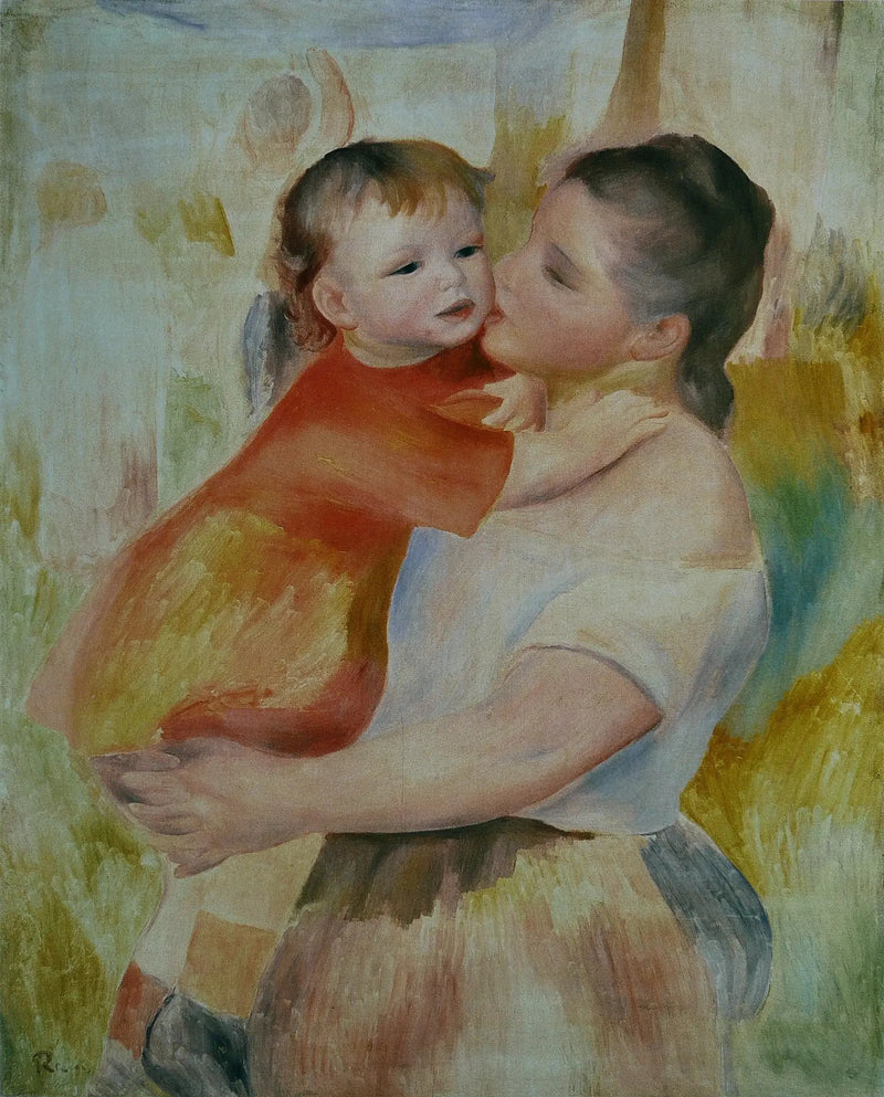 A Lavadeira e seu Filho - Pierre-Auguste Renoir