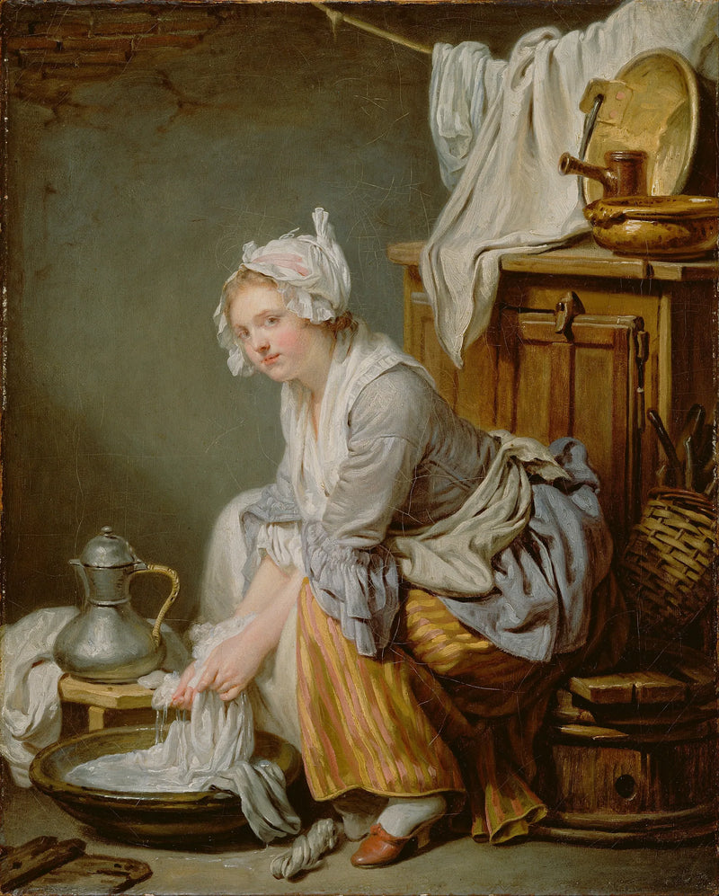 A Lavadeira - Jean-Baptiste Greuze