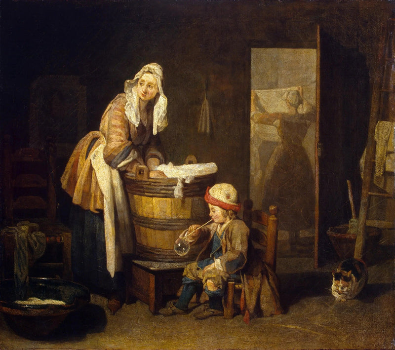A Lavadeira - Jean Simeón Chardin