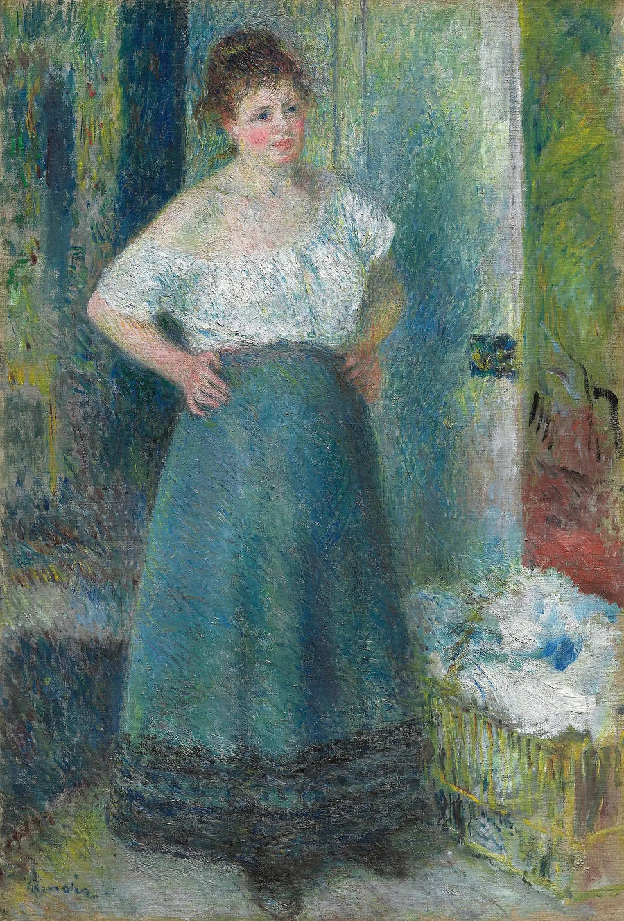 A Lavadeira - Pierre-Auguste Renoir